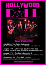 Angels in Exile Graphic Design - Poster - Hollywood Doll - Sweet Dreams Tour - 2010