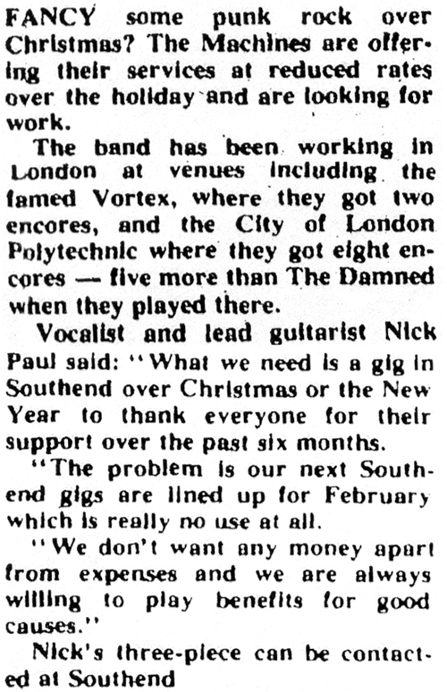 Evening Echo News Report - 1977