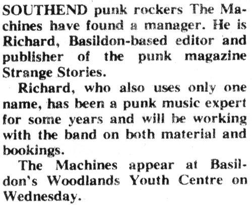 Machines - Evening Echo News Report