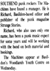 Machines - Evening Echo News Report