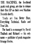 Machines - Evening Echo News Report