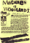 Machines - Live at Woodlands - 11.01.78 - Gig Review from Strange Stories #4 - 1978