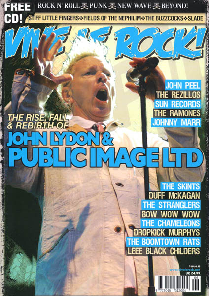 Vive Le Rock Magazine Issue 6 - Spring 2012 - Contains free covermount CD which features The Machines song - 'Weekend' 