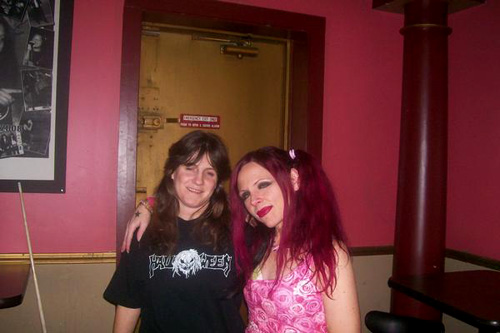 Tina and Machines Friend Colleen Caffeine of Choking Susan