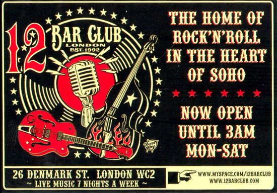 The Machines - Live at The 12 Bar Club, Denmark Street, London WC2 with The Dirty Little Punk Monkeys, London PX + The Plague - 29.03.08