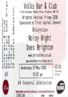 Noisy Night Does Brighton! - 07.05.08 - Ticket