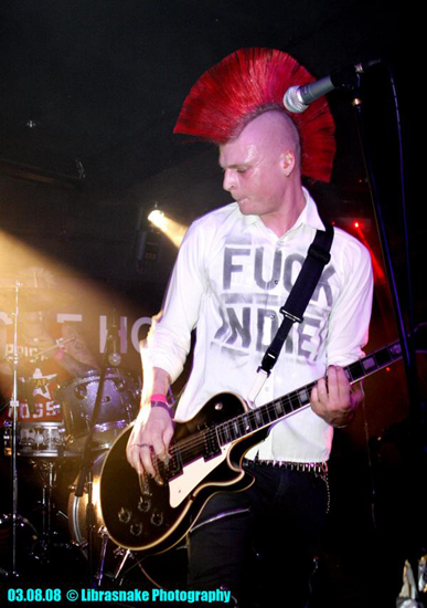 The Rabble - Live at The BridgeHouse 2, Canning Town, London - 03.08.08