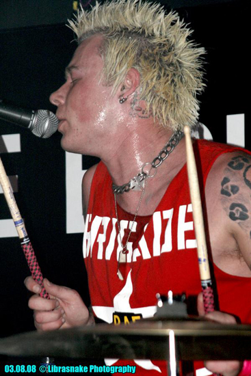 The Rabble - Live at The BridgeHouse 2, Canning Town, London - 03.08.08