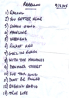 TThe Machines - Live at Rebellion - August 9th, 2008 - Set List