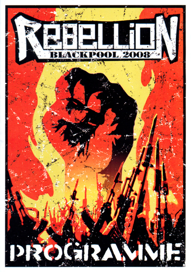 The Machines - Live at The Rebellion Festival, Blackpool - August 7th - 10th, 2008 - Programme Cover