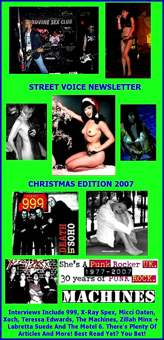 Street Voice - Christmas Edition 2007 - Featuring The Machines!