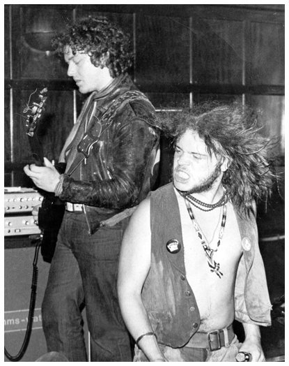 'Raw Power' - Live at The Queens Hotel - L-R: Nick Paul - Guitar and Tony Gower - Vocals