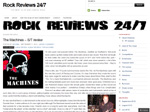 Rock Reviews 24/7 Webzine - Summer 2012 - The Machines CD Review By Michael Heming