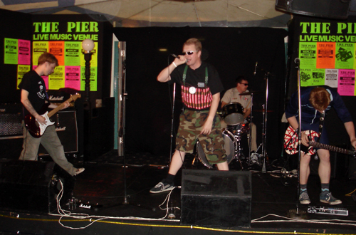 Monkish Live at The Pier Music Venue, Clacton - 14.07.07