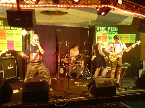 Monkish Live at The Pier Music Venue, Clacton - 14.07.07