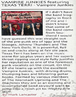 Level 4 Magazine - #15, September - November 2013 - The Vampire Junkies Featuring Texas Terri CD Review By Mark Lancaster