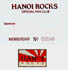 Hanoi Rocks - Official Fan Club - Membership Card and Badge