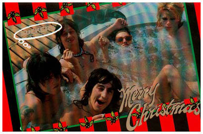 Hanoi Rocks - Official Fan Club - Xmas Card