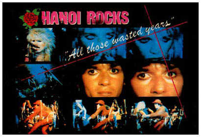 Hanoi Rocks - All Those Wasted Years Postcard