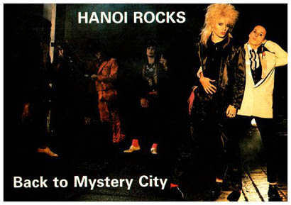 Hanoi Rocks - Back to Mystery City Postcard