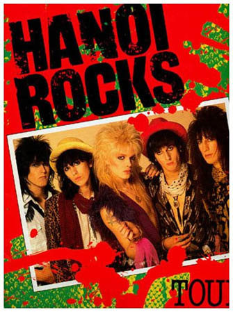 Hanoi Rocks - 1984 Tour Program - Cover