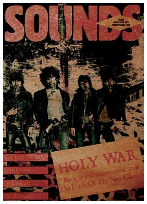 The Lords of The New Church - Sounds Front Cover - 24.11.84