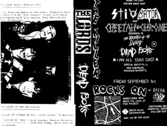 The Lords of The New Church / Dead Boys (Stiv Bators, Bryn Merrick and Vom live at the Opera on the Green, London 01.11.89)