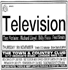 Television - Live at The Town and Country Club, London - 19.11.92 - Advert