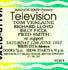 Television - Live at The Forum, London - 12.06.93 - Ticket